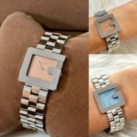 ราคา GUCCI 3600J G Face หน้าปัดแชมเปญ 28 mm ขอบเซรามิค (27585835741)