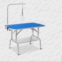 ราคา Pet Grooming Table Household Dog Grooming Table Size Stainless Steel Folding Portable Non-slip Groo (43477869484)