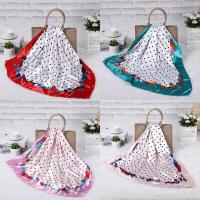 ราคา ผ้าพันคอ ผ้าซาติน คลุมไหล่ พันคอ ไหมซาติน ขนาด 90*90ซม สินค้าพร้อมส่งในไทย (8343665031)