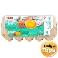 ราคา ท็อปส์ไข่ไก่สดปลอดสารเบอร์1แพค 10ฟอง Tops Egg No.1 Pack 10pcs. [หมายเลขบาร์โค้ด 8853474057566 ] (44657720546)