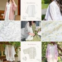 ราคา กิโมโนสีขาว (ลายสวยๆมากมาย) เสื้อคลุมฮาโอริผ้าชีฟองลายดอกไม้บางและอ่อนสไตล์เกาหลี (42058828243)