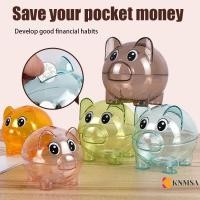 ราคา KNMSA] หมูโปร่งใสอุปกรณ์ต่อพ่วงของขวัญเด็กเหรียญ Piggy Bank Props หมูใสต้นฉบับ Piggy Bank เหรียญเงินเงินสดสะสมกล่อง Shrnck คอเต่าmh (43228630693)
