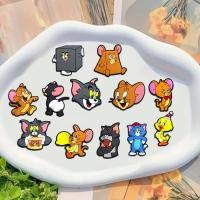 ราคา Hot MEIDJ 12 ชิ้นรองเท้า Charms ถอดรหัสหนูเป็ดรองเท้าแตะหัวเข็มขัด PVC รองเท้าอุปกรณ์เสริมปุ่ม Pins (40457618070)