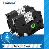 ราคา เปลี่ยนเทปฉลากสัมผัส P เปลี่ยนสําหรับ Brother TZe-131 Black on Clear 12mm Laminated TZ Label Maker Tape, 0.47" x 26.2(12mm x 8m) (53201764921)