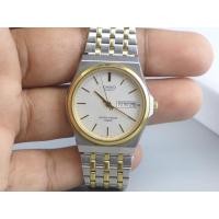 ราคา นาฬิกา Vintage มือสองญี่ปุ่น CASIO QUARTZ ผู้ชาย ทรงกลม กรอบ 2 กษัตริย์ หน้าเทาสายสแตนเลส 2 กษัตริย์36mm (48152026043)