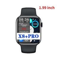 ราคา ❥ สูงสุด X8 + Pro สวอท์ช 3/4/5/6/10Pcs VIP ไร้สายชาร์จ NFC สร้อยข้อมือฟิตเนส Heart Rate 1.99 ❥ (27529963932)