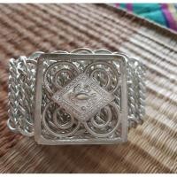 ราคา เข็มขัด​ตราปู​เงิน​แท้​30-40​%(งานเก่า)​ (18381666624)