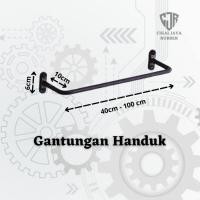 ราคา GANTUNGAN ที่แขวนผ้าเช็ดตัวติดผนังห้องน้ํา ไม้แขวนเสื้อ ไม้แขวนเสื้อ (41357286062)