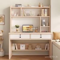 ราคา โต๊ะเขียนหนังสือศึกษาแบบบูรณาการสก์ท็อปโต๊ะไม้เด็กโต๊ะคอมพิวเตอร์ครัวเรือนโต๊ะโต๊ะตู้หนังสือ SMXJ (55258645403)