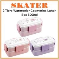 ราคา [SKATER] กล่องข้าวเครื่องสําอางสีน้ํา 2 ชั้น 600ml (มายเมโลดี้ / คิตตี้ / ซินนามอนโรล) PFLW4AG (27164322968)