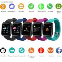 ราคา นาฬิกาสมาร์ทวอทช์☋✢YQi Smart Bracelet Watch 116 Plus Smart Watch Wristband Sports Heart Rate Measurement Color Screen Wa (13231018089)