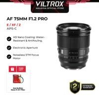 ราคา VILTROX AF 75 มม.F1.2 PRO E/Z/XF APS-C เลนส์โฟกัสอัตโนมัติสําหรับ SONY E-Mount FUJI X-Mount NIKON กล้อง Z-Mount (47806101022)