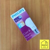 ราคา PHILIPS SceneSwitch 9.5w E27 หลอดไฟ led bulb สลับแสง แสงขาว แสงเหลือง โดยใช้สวิทซ์ธรรมดา (4557922639)