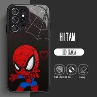 ราคา Y-2 Spider-Man HD Glass Casing สําหรับ Samsung Galaxy S24 S21 S25 Plus Ultra FE Case (42380287392)