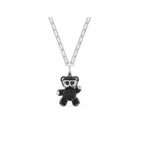 ราคา Swarovski Teddy Shining Teddy Bear Heartbeat Bear เครื่องประดับสร้อยคอผู้ชาย (28312747353)