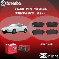 ราคา ผ้าเบรคหน้า BREMBO HONDA INTEGRA DC2 ปี94 (F)P28 048B (18479245823)