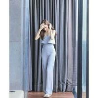 ราคา จั๊มสูทเกาะอกขายาว (742814433)
