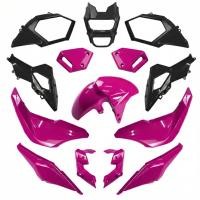 ราคา ชุดแฟริ่ง Grom 125 MSX SF ชมพูดำ Pink Black + Decals (55606322933)