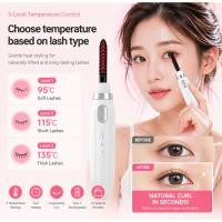 ราคา LovelyCurl Eyelash Curler อุ่นประเภท C 3 ระดับอุณหภูมิ Lash Curler ไฟฟ้า Eyelash Styler ความร้อนอย่างรวดเร็วยาวนาน Curl (43230320303)