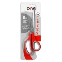 ราคา ONE กรรไกร รุ่น BR2 สีแดง-เทา ขนาด 8 1/2 นิ้ว (25083396366)