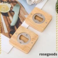 ราคา ROSEGOODS ที่เปิดขวดเบียร์, ที่เปิดขวดไม้ไม้ไผ่, หมวกเบียร์แม่เหล็กทรงกลมทรงสี่เหลี่ยมแบบพกพา Catche สําหรับบาร์ครัวบ้าน (28841294895)