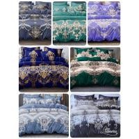 ราคา (7ลาย) ส่งไว #ผ้าปูลายหลุยส์ ผ้าปูที่นอนพร้อมผ้านวมครบชุด ลายหรูหรา ได้ผ้าปู ผ้านวม ปลอกหมอน ปลอกข้าง มีครบทุกขนาเพคจ (19470764221)