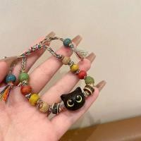 ราคา สร้อยข้อมือสายเชือกสีแดง มีลายคิตตี้ ดีไซน์สีสันระดับไฮเอนด์ (46509319297)