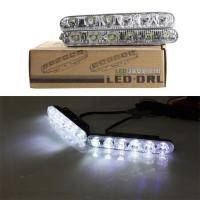 ราคา FORTUNER ไฟ LED DRL 6 จุด 2 ชิ้น กระจังหน้ารถสว่าง สปอตไลท์กันชนสว่าง (26192507258)