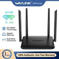 ราคา Wavlink AC1200 WiFi 5 1200mbps Wireless Dual Band Router AP Repeater Gigabit WiFi Router 1000Mbps WAN พอร์ตรองรับ MU-MIMO Beamforming และ LNA PA IPV6 (26264070677)