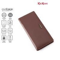 ราคา KICKERS Full Grain Cowhide RFID BLOCKING กระเป๋าสตางค์ยาวสองพับพร้อมกระเป๋าซิป KK10-KDYVL58 (50407630842)