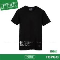 ราคา 7th Street เสื้อยืด แนวสตรีท รุ่น Ticket (ดำ) JTK002 ของแท้ (1889170452)