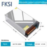 ราคา 24V41.6A1000W Switching Power Supply Source Transformer AC-DC SMPS สำหรับ LED Strip Light CCTV Motor Single Output (25720739167)