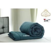 ราคา Lapine ผ้านวมขนห่านเทียมพร้อมเย็บปลอก500เส้นในตัว สีน้ำเงิน (9700520507)