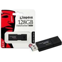 ราคา Kingston DT100G3/128GB DataTraveler 100 G3 USB 3.0 Flash Drive, 128 GB, Black (22925821159)