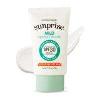 ราคา SALE⚡ Etude House Sunprise Mild Perfect Relief SPF30 PA++ ครีมกันแดดสูตรสำหรับผิวบอบบางเป็นพิเศษ (1412200703)