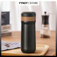 ราคา French Press เครื่องชงกาแฟแบบพกพาสแตนเลส Tumbler เครื่องชงกาแฟ 320ml (49006194309)