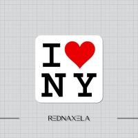 ราคา I Love NY สติกเกอร์ไวนิลสติกเกอร์กระเป๋าเดินทางกันน้ํากลางแจ้ง (27189194040)