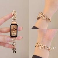 ราคา สร้อยข้อมือโลหะสําหรับ Huawei Band 11Pro 8 9 10 Bling Diamond Love Heart สายรัดข้อมือสแตนเลส (29975846628)