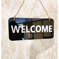 ราคา ป้ายยินดีต้อนรับ ป้าย welcome ป้ายแต่งหน้าร้าน ป้ายรียนเชิญ ป้ายแขวนหน้าร้าน ใช้สำหรับตกแต่งร้าน (29617478414)