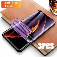 ราคา 3 ชิ้นคลุมทั้งหมดป้องกันหน้าจอ HD ฟิล์มนุ่มสําหรับ HMD Atlas Aura Crest Hyper Pulse Pulse + Ridge Skyline Vibe Pro Anti Spy ความเป็นส่วนตัว Anti Blue Light Hydrogel ฟิล์ม Matte ฟิล์ม (51010079667)