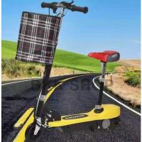 ราคา (ใหม่) สกู๊ตเตอร์ไฟฟ้า Electric Scooter 24V ไฟหน้า LED จักรยานไฟฟ้า สกูดเตอร์ไฟฟ้า E-Scooter มอเตอร์ 250W (20636571410)