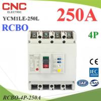 ราคา 250A 4P ELCB เบรกเกอร์กันดูด MCCB AC 3เฟส Earth Leakage Circuit Breaker CNC (23377659023)