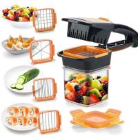 ราคา อุปกรณ์สับ หั่น ผักผลไม้ 5in1 Nicer Dicer Quick รุ่น NicerDicerQuick-29Jun-J1 (10714926669)