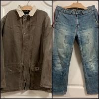 ราคา Undercoverism HAZE denim pants, Vintage Carhartt jacket (51206484676)