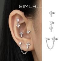 ราคา ต่างหูกากบาทเหล็ก - Simla Alloy (1 ชิ้น) - Simla Body Jewelry (44205942462)