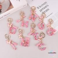 ราคา LontimeMio] Dreamy เลื่อมตัวอักษรพวงกุญแจจี้ตัวอักษรพวงกุญแจกระเป๋าแขวนกระเป๋า Charms รถใหม่ (27334837073)