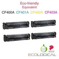 ราคา CF400A / CF401A / CF402A / CF403A เทียบเท่าตลับหมึก (201a) MFP M277dw M252dw (51158618774)