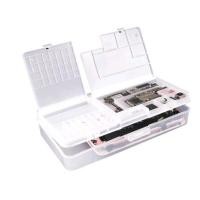ราคา กล่องเก็บอุปกรณ์โทรศัพท์ 2ชั้น สำหรับช่างทำโทรศัพท์ กล่องเก็บของพลาสติกอเนกประสงค์ (43678192486)