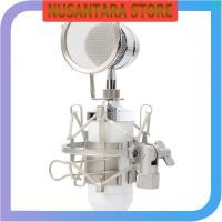 ราคา NUSANTA - ฝาครอบไมโครโฟนกระจกหน้ารถ Pop Sound Filter สําหรับ BM-8000 (42955710536)