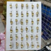 ราคา ขายส่งแหวนผีเสื้อสแตนเลสไททาเนียมพร้อมพลอยทรายทองเนื้อหา 36 ชิ้น (42178843147)